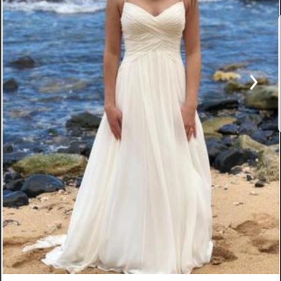 Beach Wedding Gown Nwt